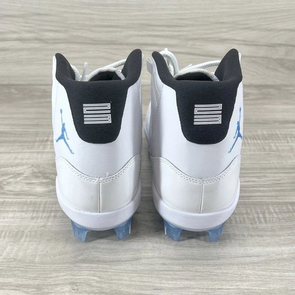 Jordan 11 Retro MCS Baseball Cleats White Legend Blue Mens 10.5 HM7326-104
